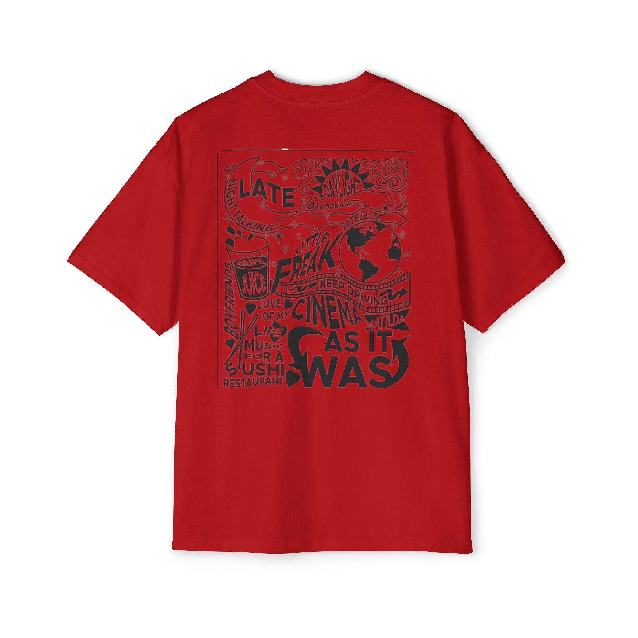 Trendy Oversized Graphic Tee - Perfect for Casual Outings, Gifts for Friends, Chill Days at Home, Fashionable Streetwear, Art [...]