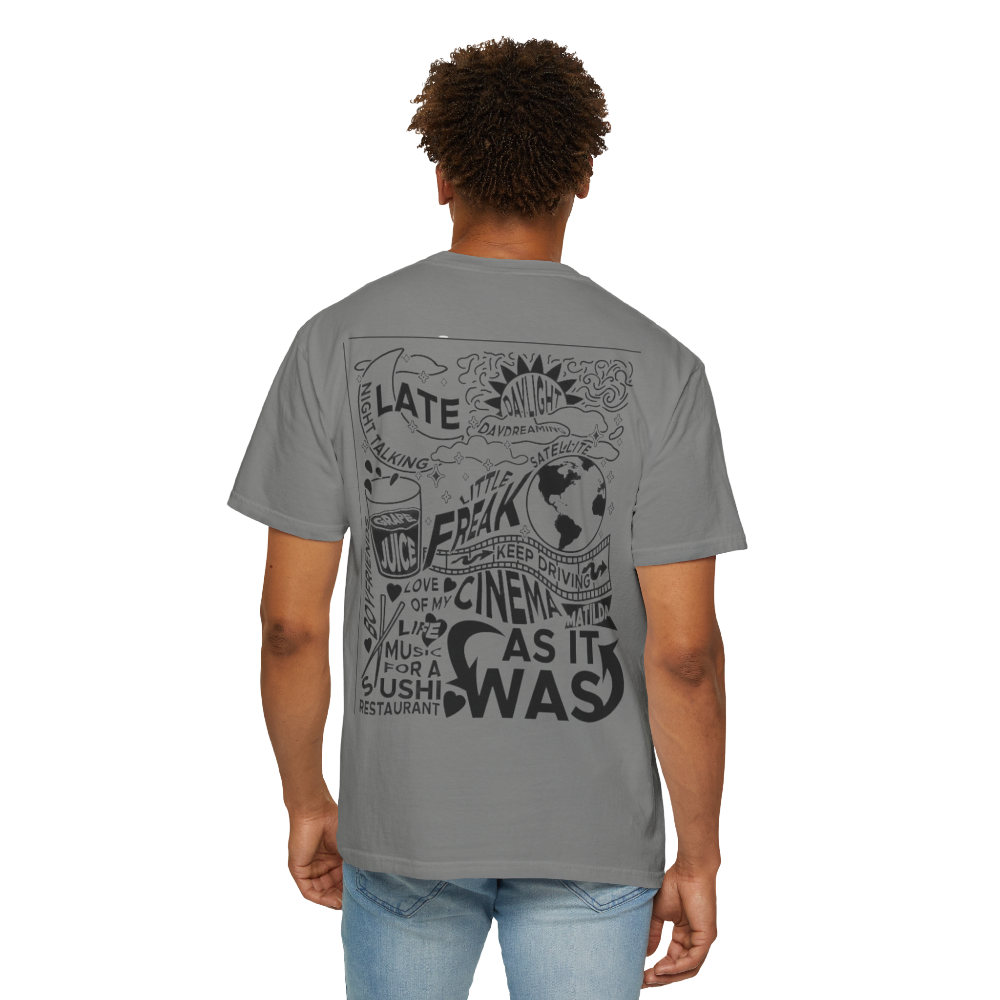 Trendy Oversized Graphic Tee - Perfect for Casual Outings, Gifts for Friends, Chill Days at Home, Fashionable Streetwear, Art [...]