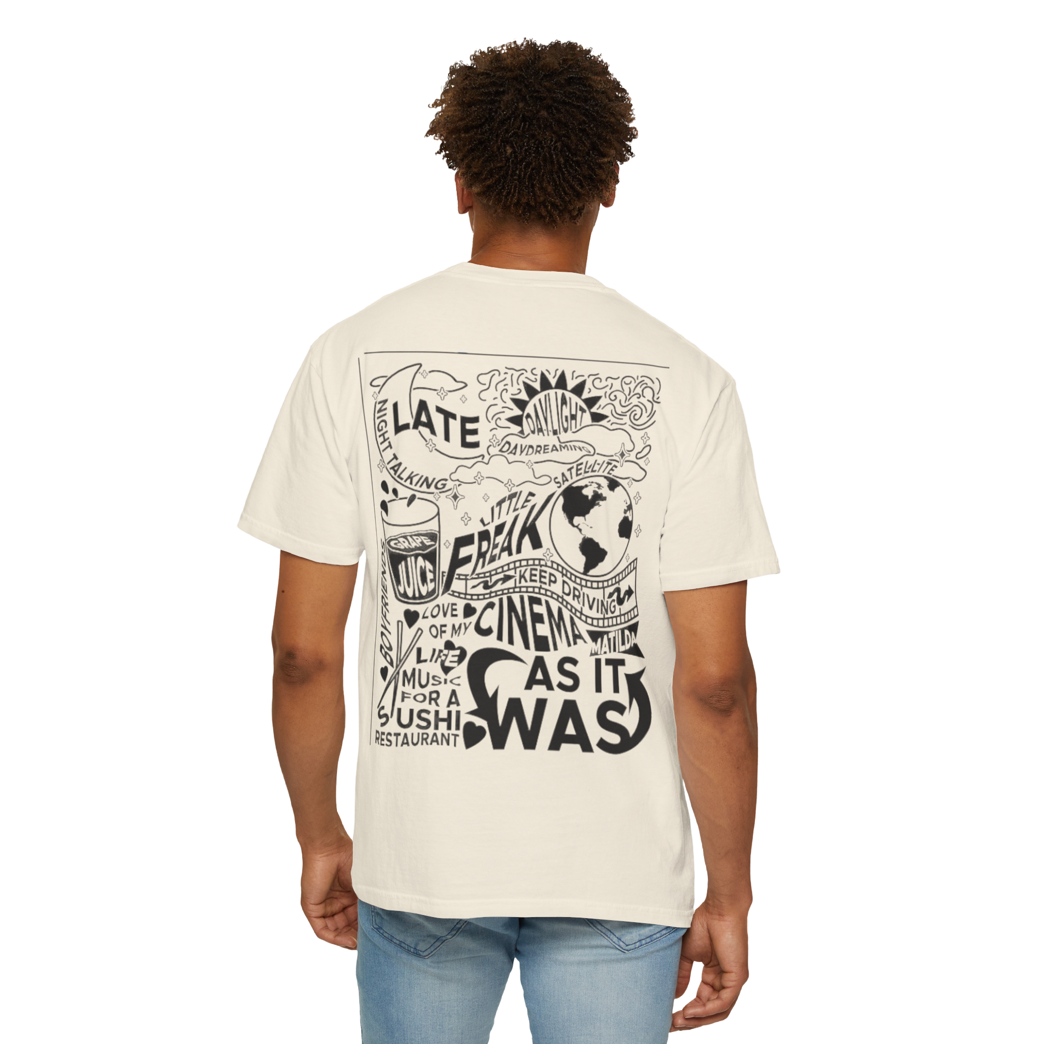 Trendy Oversized Graphic Tee - Perfect for Casual Outings, Gifts for Friends, Chill Days at Home, Fashionable Streetwear, Art [...]