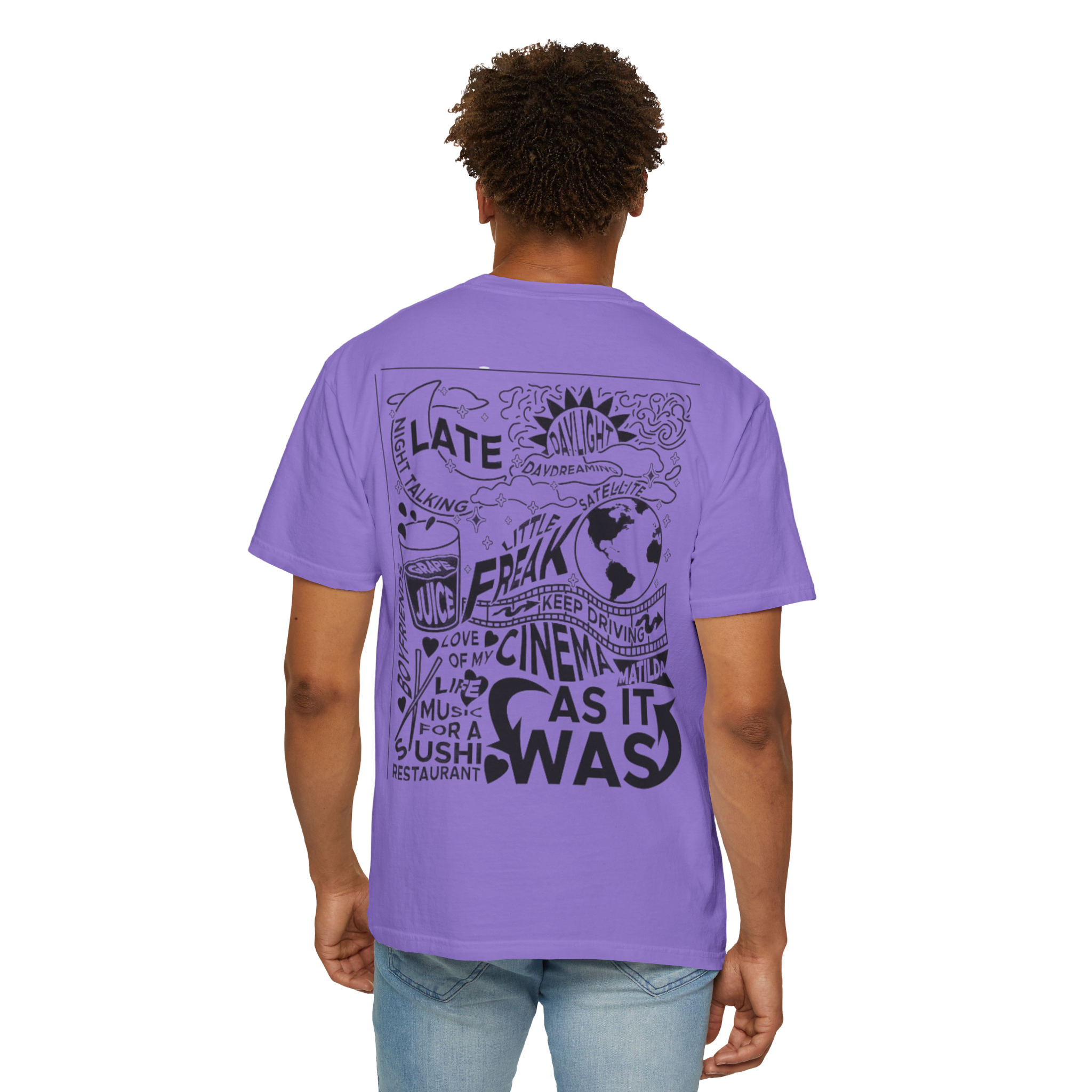 Trendy Oversized Graphic Tee - Perfect for Casual Outings, Gifts for Friends, Chill Days at Home, Fashionable Streetwear, Art [...]