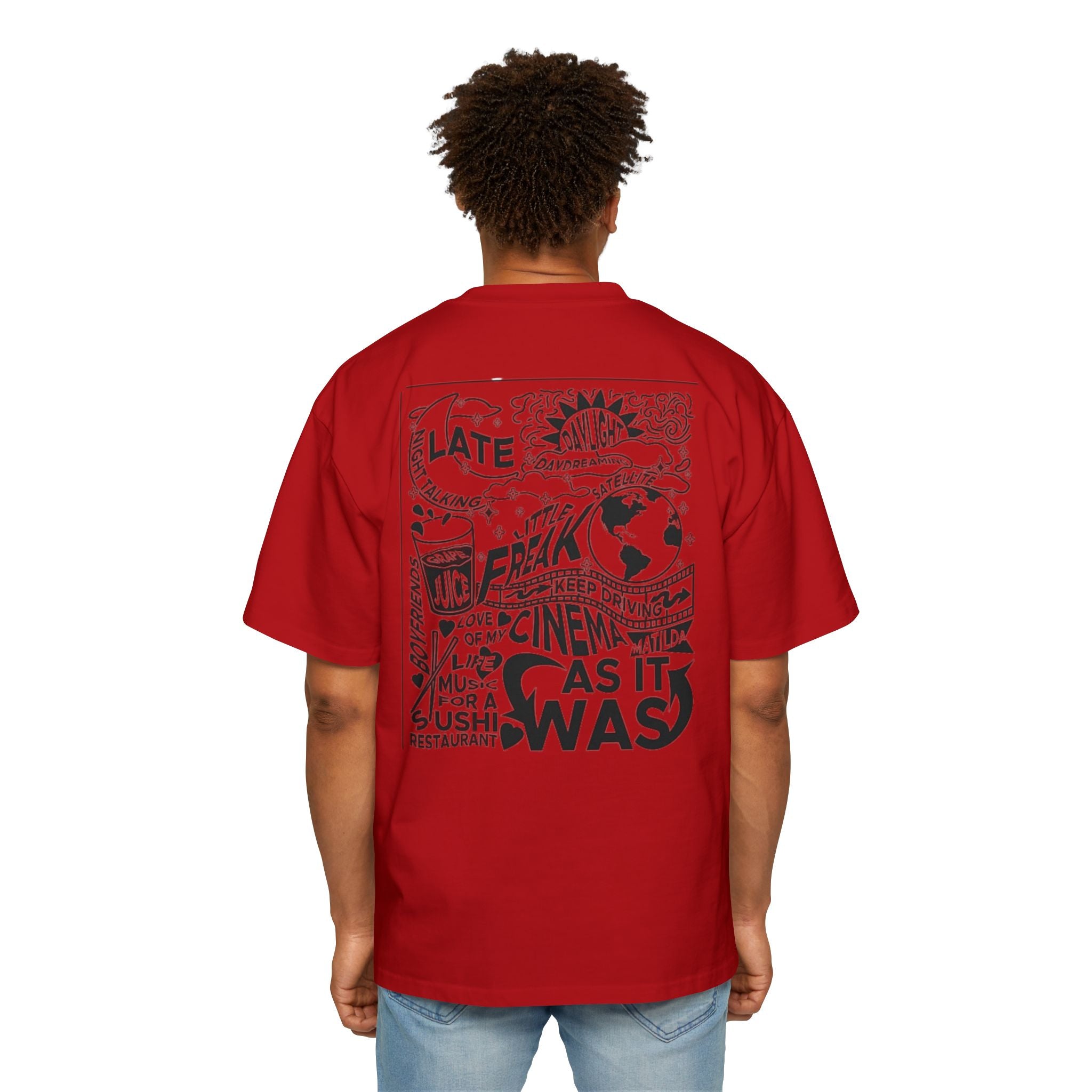 Trendy Oversized Graphic Tee - Perfect for Casual Outings, Gifts for Friends, Chill Days at Home, Fashionable Streetwear, Art [...]