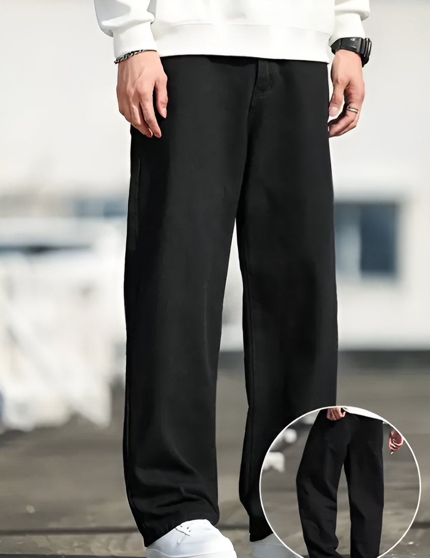 🖤 Urban Edge Men's Black Baggy Jeans – Street Style Redefined 🖤